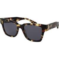 Trussardi Men's TSM9026 52G21 Square/Rectangle Sunglasses in Brown