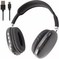 NESTLUNE Wireless Bluetooth Headphones w/ Noise Cancelling Over-Ear Sport in Black