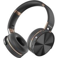 FLAVORA Bluetooth 5.3 Over-Ear Wireless Headphones in Black
