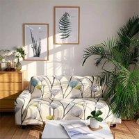 NESTLUNE 3 Seater Modern Floral Stretch Sofa Covers | Size: 100 cm x 190 cm