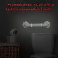NESTLUNE 30cm Shower Safety Support Hand Rail Toilet Bathroom in White