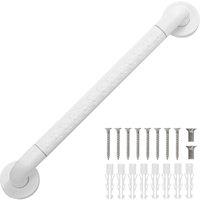 NESTLUNE 40cm Shower Safety Support Hand Rail Toilet Bathroom in White
