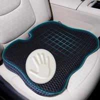NESTLUNE Memory Foam Car Seat Pad Sciatica & Lower Back in Black | Size: 100 cm x 190 cm
