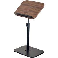 FLAVORA Upgraded Adjustable Side Table Portable in Brown | Size: 100 cm x 15 cm