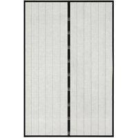 FLAVORA Magnetic Mesh Magic Curtain Insect Screen Door in Black | Size: 1