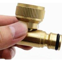 FLAVORA 3/4"BSP Brass Swivel Elbow Connector in Gold | Size: 10000mm x 520mm