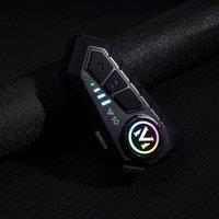 FLAVORA Bluetooth 5.3 Motorcycle Helmet Headsets Wireless in Black