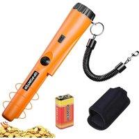 FLAVORA Metal Detector Portable Hand Held Pinpointer Metal Finder in Orange | Size: 10000mm x 520mm