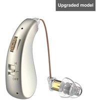 FLAVORA 1PC Rechargeable Adjustable BTE Digital Hearing Aids in Beige