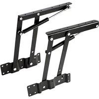 Nordara 2X Hydraulic Lift Hinges for Ottoman & Table in Black