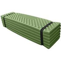 NESTLUNE Double Egg Crate Foam Sleeping Mat in Green