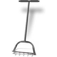 Kelvenix Lawn Grass Aerator Tool Garden in Black | Size: 100g
