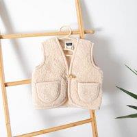 Native Natural Merino Wool Beige Baby Gilet XS | Size: 0-1 m