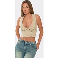 EGO Women's Sleeveless Top in Stone | Size: 6