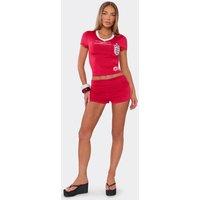 EGO Women's Mini Shorts in Red | Size: 14