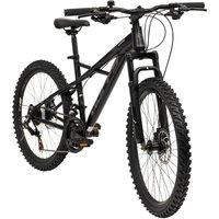 Huffy Korros 24-Inch 21-Speed Black Hardtail Mountain Bike