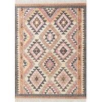 THE RUGS Roya Afghan Kelim Runner Rug Handwoven Flatweave Jute Cotton | Size: 120 cm x 170 cm
