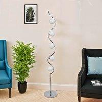 Pagazzi Bombo 5 Light Floor Lamp Polished Chrome in Silver