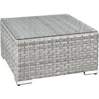 Oseasons Malta Rattan Coffee Table in Grey