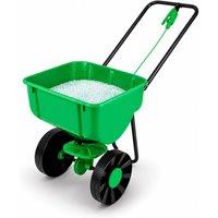 Oypla Heavy Duty Salt Grit Grass Seed Spreader in Green