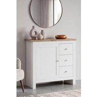 Home Discount Vida Designs Arlington 3 Drawer 1 Door Sideboard Storage in White
