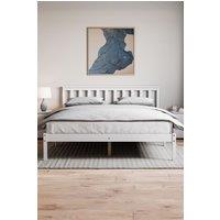 Home Discount Vida Designs Milan King Size Wooden Bed Frame Low Foot 820 x 1595 x 2050 mm in White