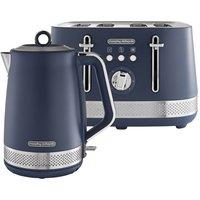 Morphy Richards Illumination Kettle & Toaster Set in Navy