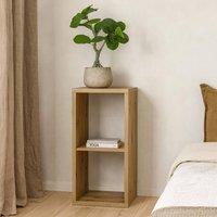 Wyld Haus Mauro 1 Shelf Storage Unit in Artisan Oak in Natural