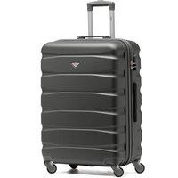 Flight Knight 25 Medium Suitcase Check-in Hold Luggage Hard Shell 4 Wheels TSA Lock in Charcoal