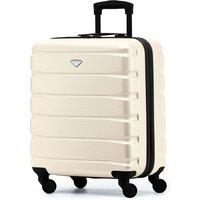 Flight Knight 56x45x25cm EasyJet (Paid), BA & Jet2 Large Hard Cabin Carryon Suitcase in Cream