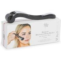 White Lotus Beauty Holistic Derma Roller For Sensitive Skin 1.0mm in Black