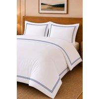 Pamposh 800 Thread Count Premium Egyptian Cotton Duvet Cover Sets Reversible in Soft White | Size: Single