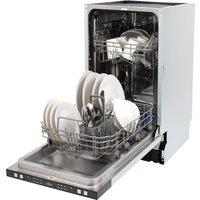 Willow 45cm Integrated Slimline Dishwasher 9 Place Settings in Silver
