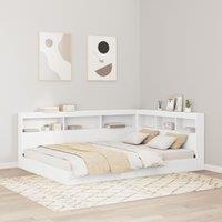 Berkfield Home Storage Headboard with Shelf with Headboard with Storage White 140 cm Engineered wood