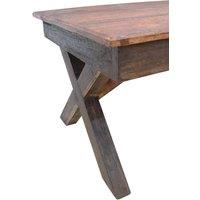 Berkfield Home Sturdy Coffee Table Solid Reclaimed Wood 110x60x45 cm in Brown | Size: 110 x 60 x 45 cm