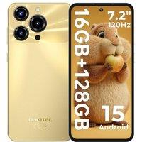 OUKITEL C69 7.2 inch Display, 16GB+128GB, 6000mAh Battery, Android15 NFC in Gold