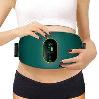 FLAVORA Rechargeable Slimming Vibration Belt in Green