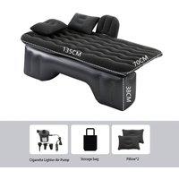 FLAVORA Inflateable Rear Seat Car Mattress in Black | Size: Cot