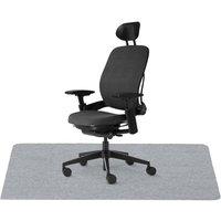 Nordara Light Grey 140x90cm Office Chair Mat | Size: 140x90 cm
