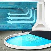 VOGREX 100CM Soft Shower Door Floor Seal Strip Wetroom Barrier Threshold in White