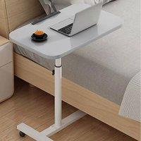 VOGREX Grey Mobile Adjustable Bedside Chair Aid Laptop Overbed Table