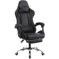 ERGOVEXA Home Office Chair Ergonomic Gaming Chair with Adjustable Headrest in Black