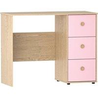 ERGOVEXA Computer Desk 3 Drawer Dressing Table PC Home Workstation