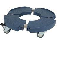 Kelvenix Adjustable Plastic Plant Pot Caddy in Blue | Size: 100g