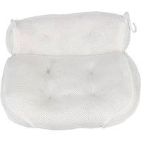 Ventryn Non Slip Bath Pillow Comfortable Headrest Cushion For Bathtub in White