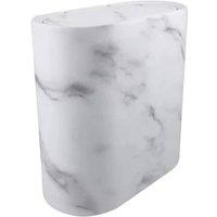 Ventryn White Capacity Narrow Trash Can Countertop Waste Basket Rubbish
