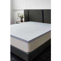 Ezysleep Cooling Hydro Foam Mattress Topper - 5cm in White | Size: King