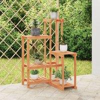 Berkfield Home Flower Stand 62.5x61.5x101.5 cm Solid Wood Fir in Brown