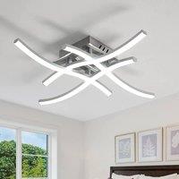 Pheashine Silver Aluminum 48x37cm LED Ceiling Light 24W 6500K 1400 Lumens | Size: 48x37 cm