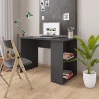 Berkfield Home Desk Grey 110x60x73 cm Engineered Wood | Size: 110 x 60 x 73 cm